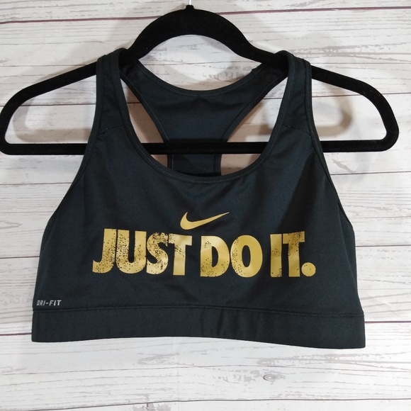 Nike Other - Nike Pro black sports bra Just Do It